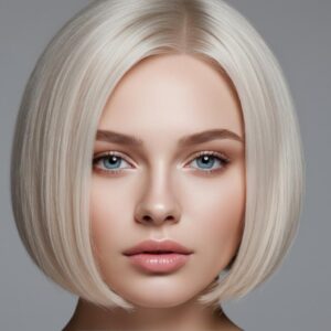 Bob Wig – 100% Human Hair Blend