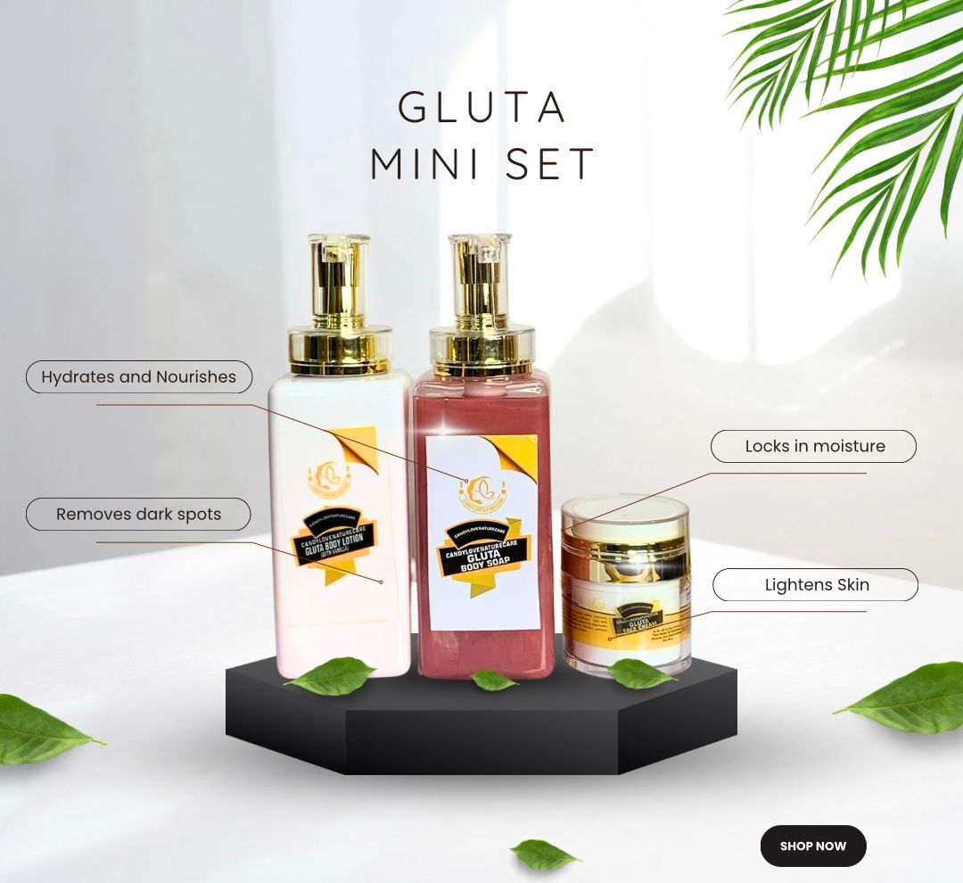 Gluta Mini Set - Hydrate, Lighten & Glow Trio