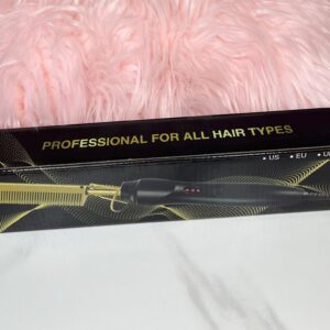 Professional Hot Comb – Electric Hair Straightener for All Hair Types